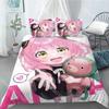 Fashion Anime Spy X Family Anya Bedding Set Single Twin Full Queen King Size Bed Set Kids Bedroom Duvetcover Sets Bed Sheet Set