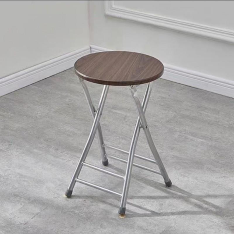 Portable Folding Chair With Backrest Home Dining Student Dorm Office Training Lightweight Metal Frame