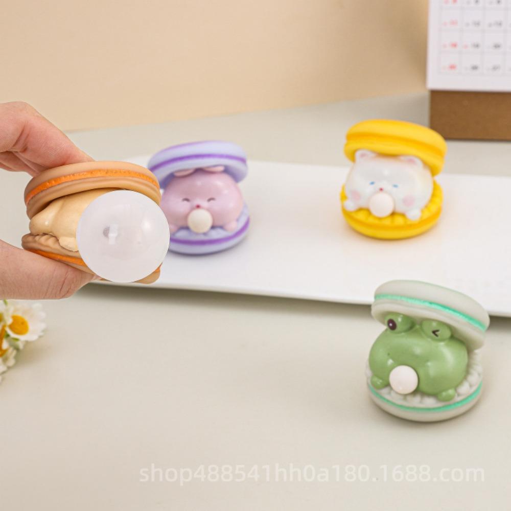 Cute Animal Spit Bubble Burger Stress Relief  Toy - Sensory Fidget Toys for Kids Adults, Anxiety Sensory Squeeze Gift