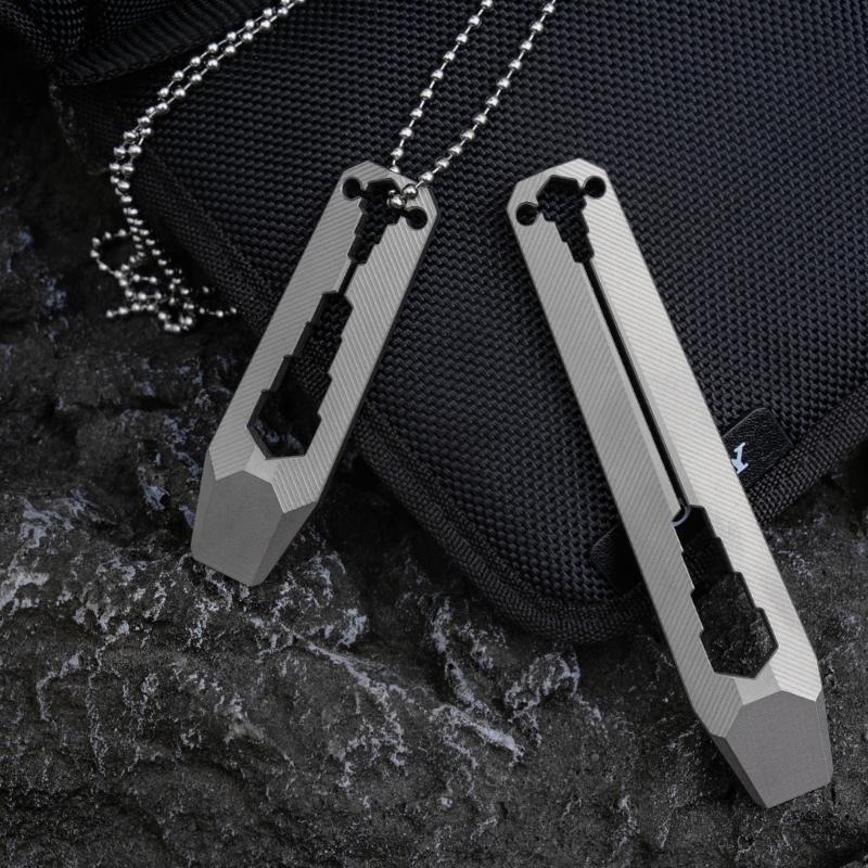 NonSlip Grip Multifunctional Titaniums Keychain Tool Portable Wrench For Outdoor Enthusiasts Cyclists And Everyday Carry