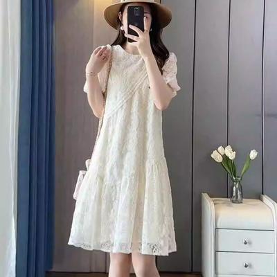 French High-end Petty Bourgeoisie Lace Dress Is Stunning At First Glance, and the New Summer Fashion Is Unique and Beautiful. Versatile Short Skirt