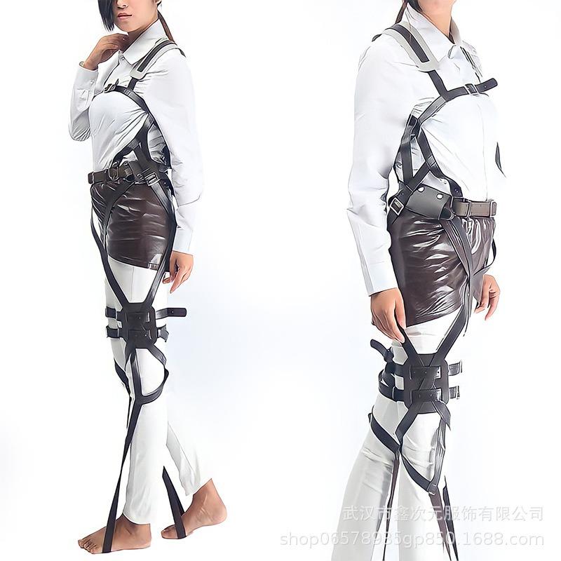 Attack on Giant Belt Group Investigating Corps Commander Mikasa Mobile Straps Full Body Belt Device