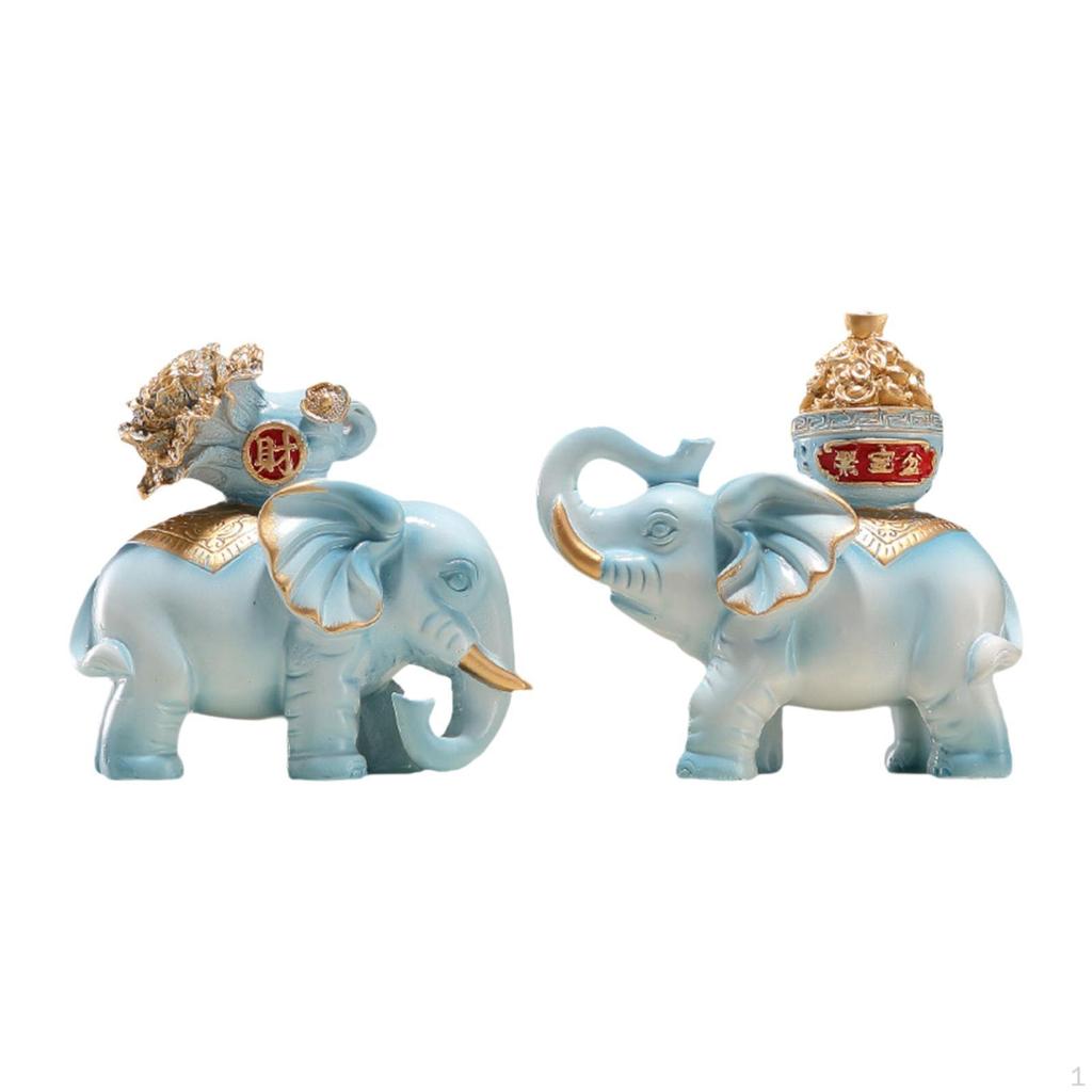 Tierfigur eines Elefanten zur Regal- oder Schreibtischdekoration