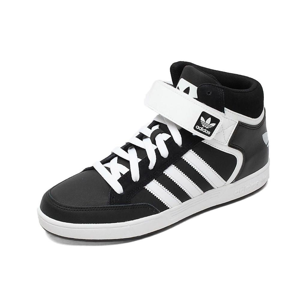 Adidas Originals Varial Mid Comfortable Shock Absorbing Durable Mid-Top Skate Shoes Unisex Skate Shoes Black White C75653
