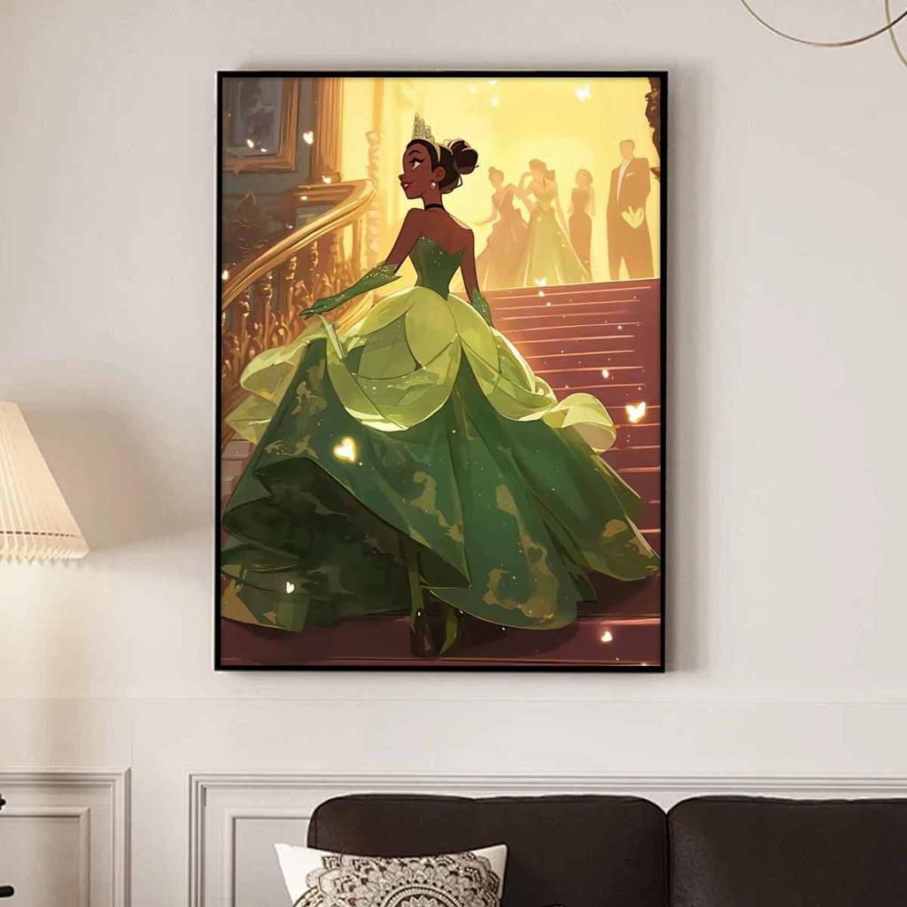 5D Diy Diamond Painting The Frog Prince and Princess Full Drill Rhinestones Mosaic Embroidery Handmade Products Home Decor Gift