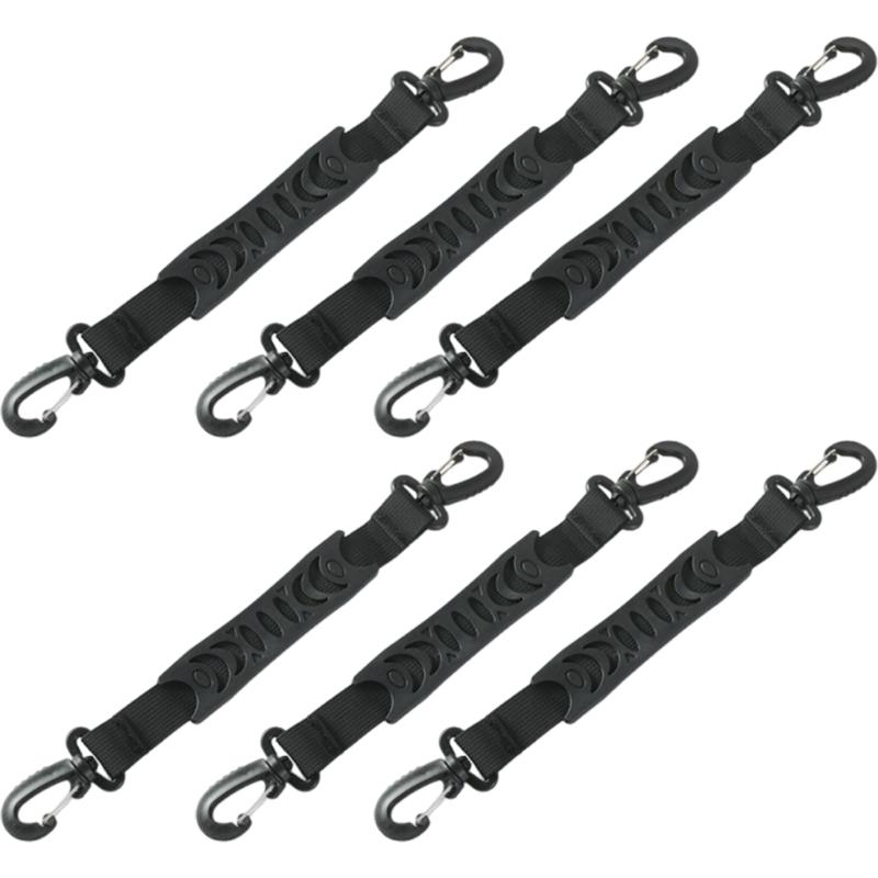 

Skateboard Carrying Handle High Strength Woven Straps Simple Installation for Sports Practice Daily Use чорний