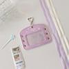 PU Card Cover Photo Photocard Frame DIY Ballet Ribbon Idol Card Display Protector  Card Decor