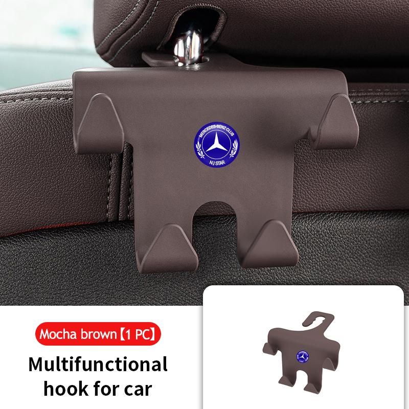 Car Seat Back Hook Hanger Headrest Mount Storage Holder For Mercedes Benz CLK GLC W212 C200 C300 W203 W204 W205 W169 W176 GLC BG1