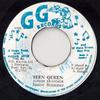 7inch Record JUNIOR BRAMMER  Teen Queen NONE GGs Records Jamaica Reggae Ska  Dub Used