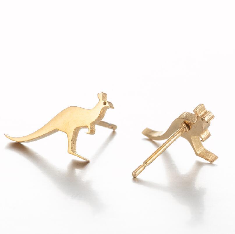 Asymmetrical Eclipse Snowflake & Reindeer Stud Earrings - Japanese & Korean Style