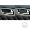 For Infiniti FX 2009-2013 QX70 2014- Carbon Fiber Inner Door Bowl Panel Decorative Cover Car Intrior Accessories Sticker