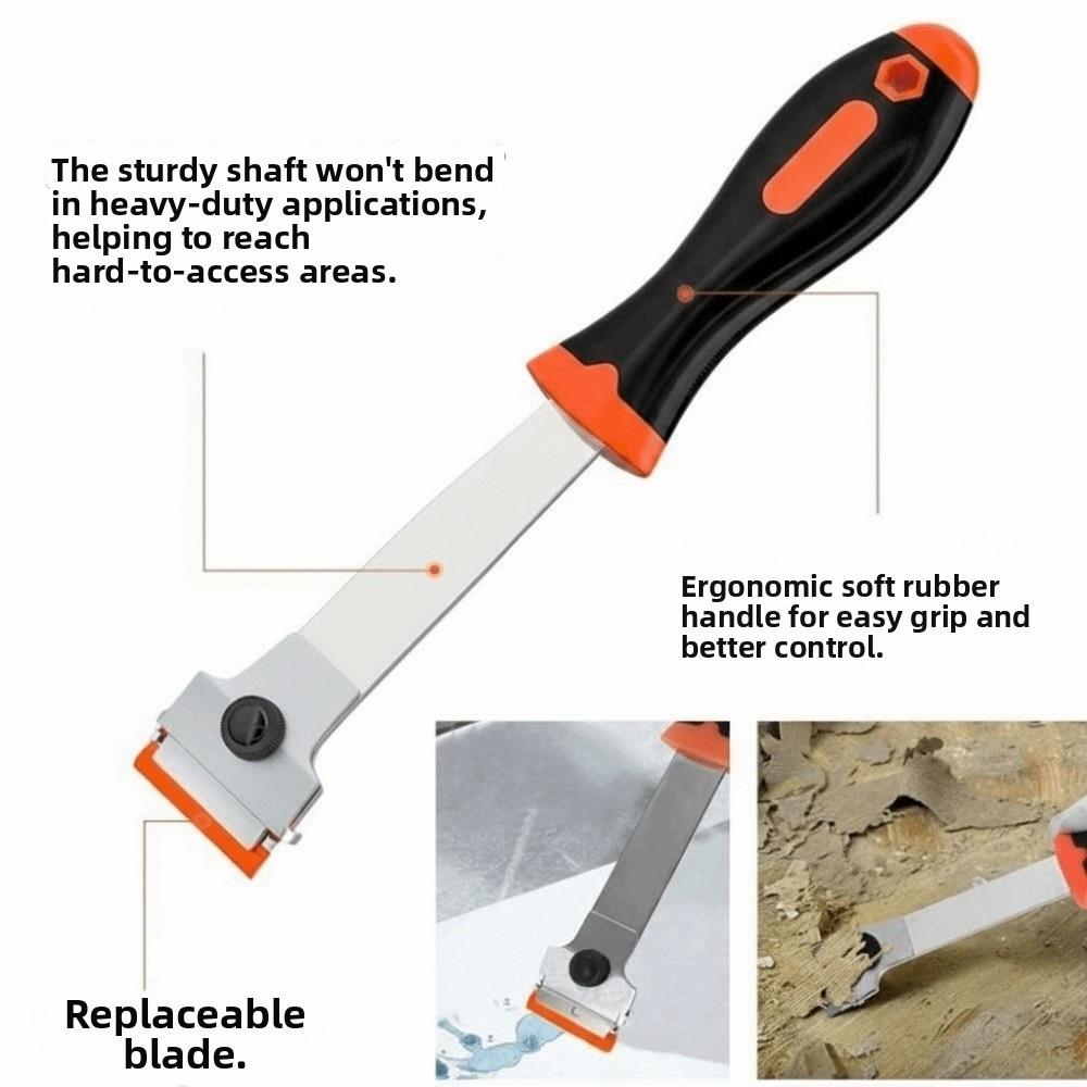 With Ergonomic Handle Tape Paint Remover Anti-Slip Putty Scraper  Concretes Scraping