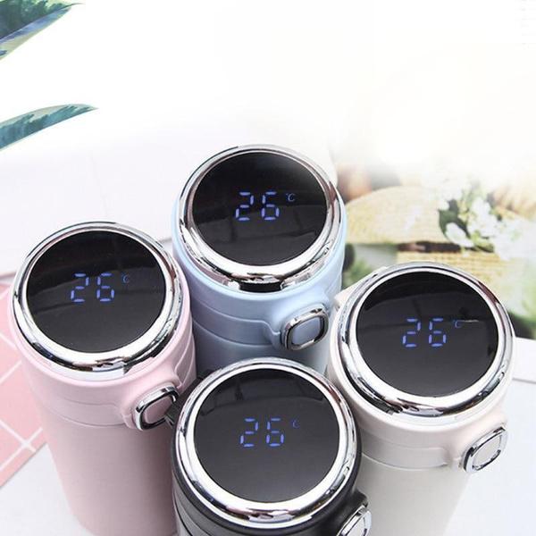 420ml Stainless Steel Temperature Display Thermal Mug Smart Thermos Bottle