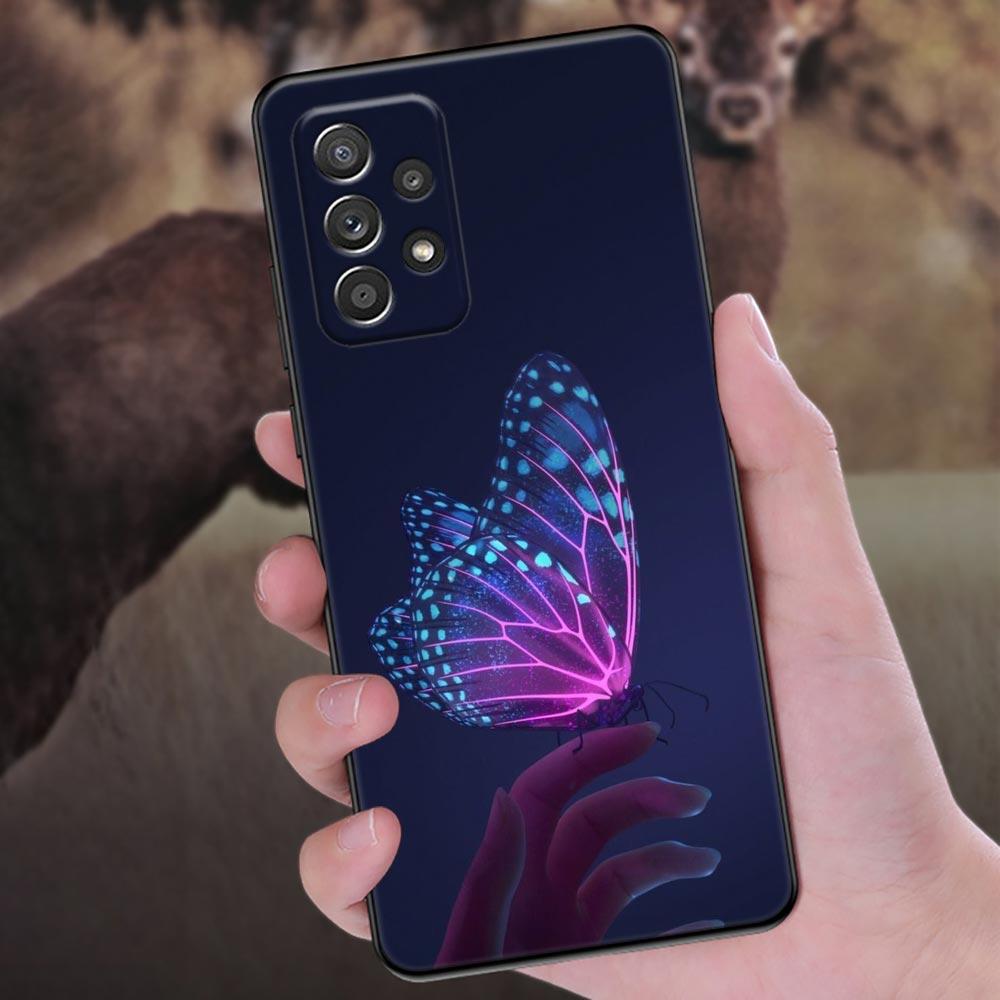 Butterfly Love Beautiful Funda For Samsung Galaxy A56 A55 A36 A26 A16 A54 A52 A72 A35 A34 A25 A21S A14 A06 Case Soft Phone Cover