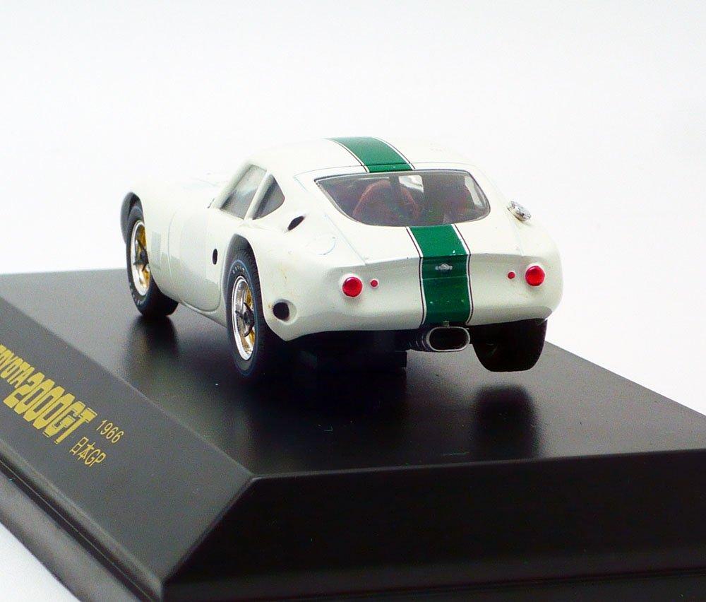 Q Model Toyota 2000GT 1966 Japanese GP GREEN STRIPE Fukuzawa Practice Specification Finished Product 1/43