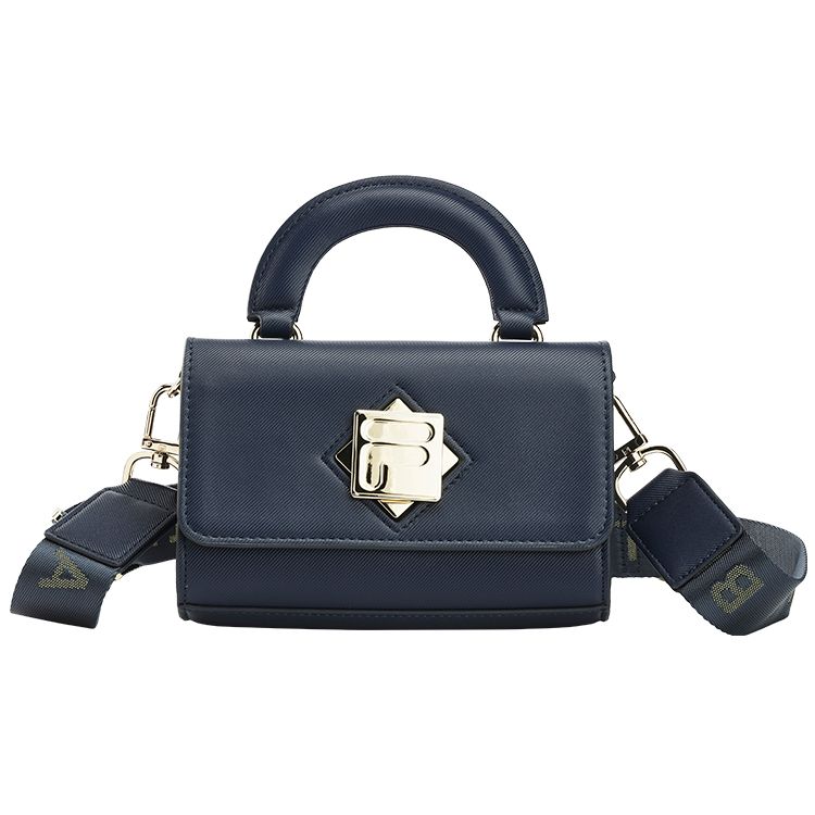 FILA Fashion Commuter Casual Flap Open PU Crossbody Handbag Small Women handbags Legendary-Blue F13W241163F-NV XS