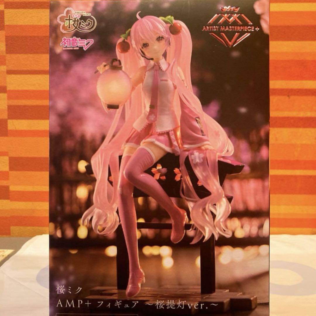 

[USED] Available! Hatsune Miku Sakura Miku AMP+ Figure ~Sakura Lantern ver.~