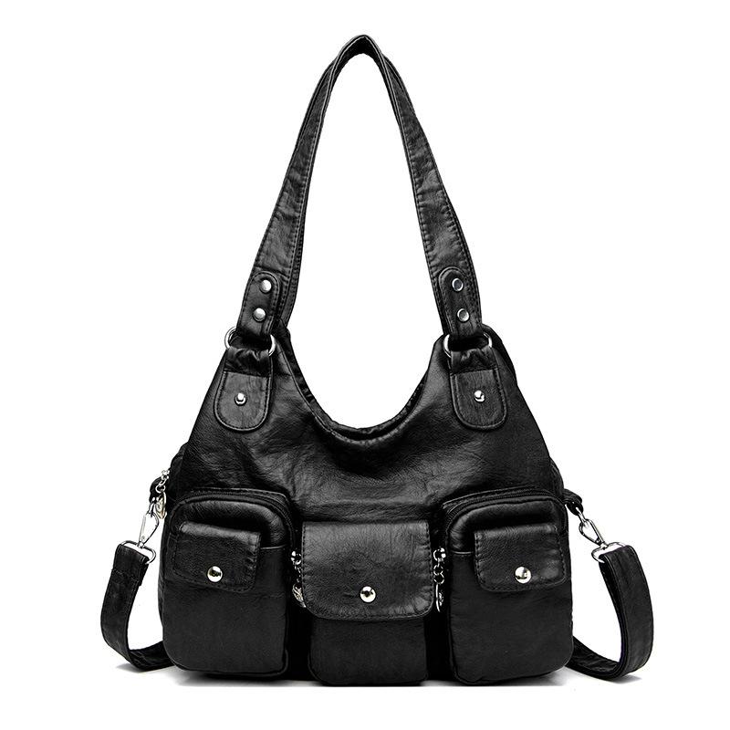 New women's underarm locomotive bag multi-pocket willow nail tote bag shoulder messenger bag