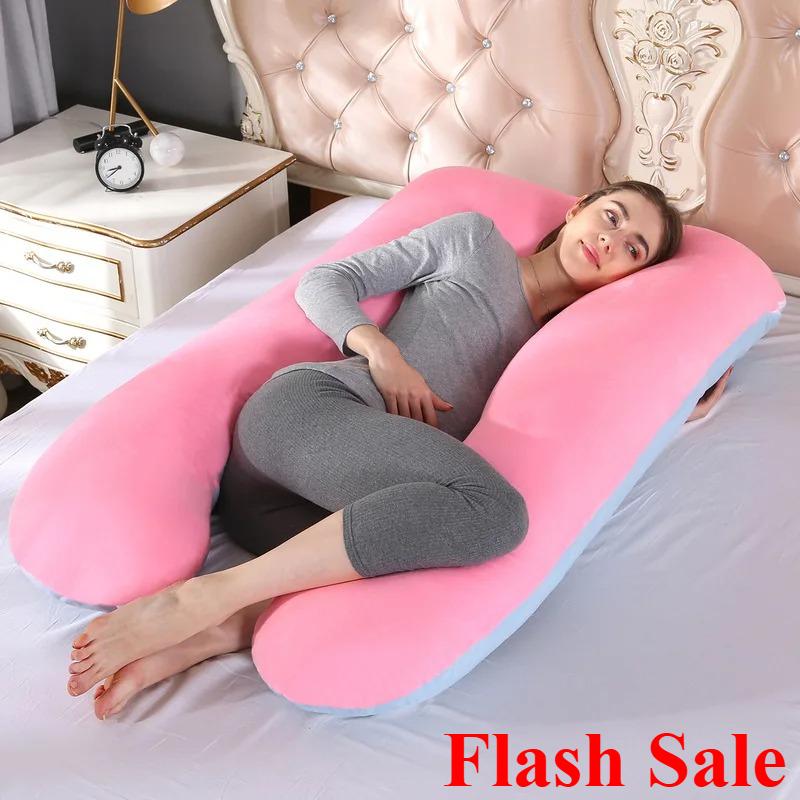 New Multifunctional Pregnant Women's Pillow Side Lying Pillow Detachable and Washable U-shaped Napping Pillow Cushion