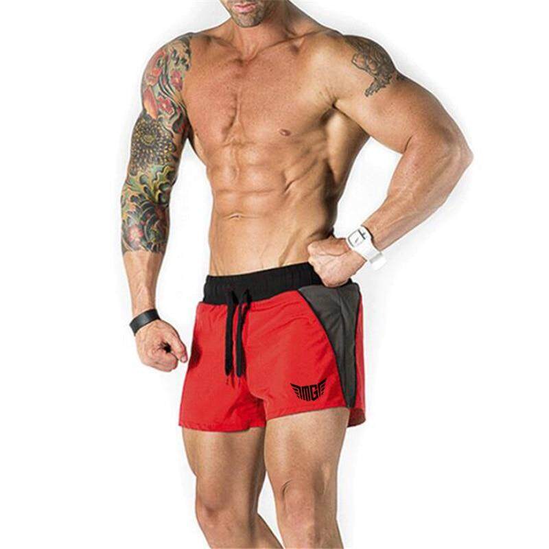 Muscleguys Značka Pánske kompresné šortky Letné tepláky Bermudy Gym šortky Fitness Muži Cossfit Kulturistika Pančuchové nohavice Tréningové šortky