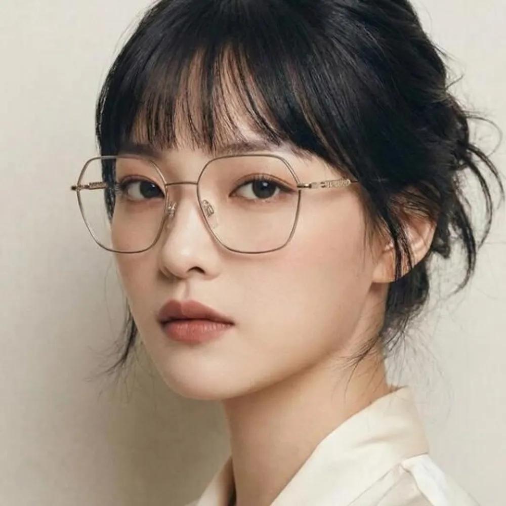 

[Burberry] Eyeglass Frames BE1381 1109 Luxury Fashion Polygonal Gold Metal Frames Gold Frames