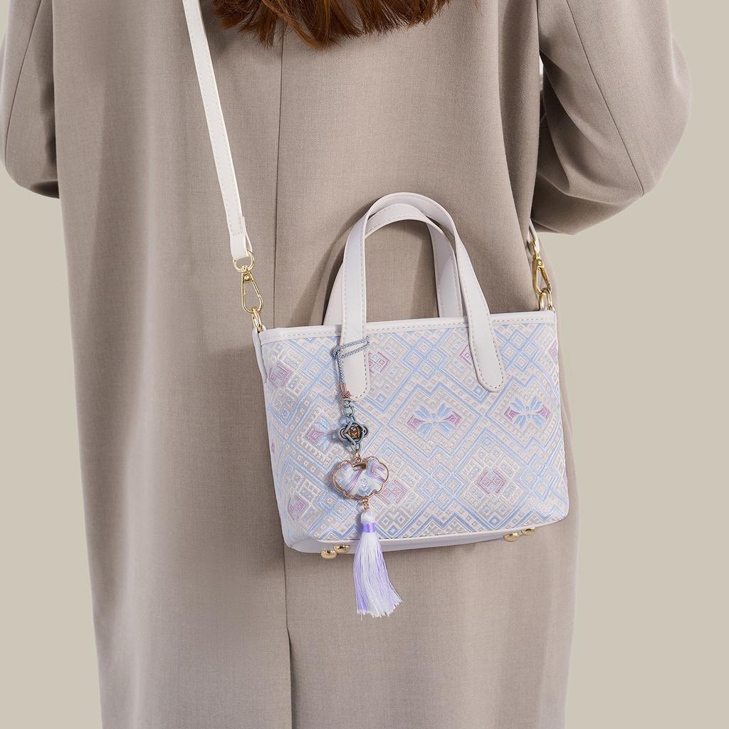 Ethnic Style Tote Bag Women's Commuter Versatile Shoulder Messenger Bag