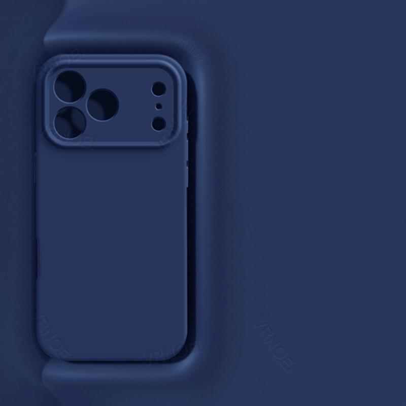 Original Silicone Feel Lens Protection Case For iPhone 17 14 12 11 13 15 16 Pro Max for Apple 16 15 14 Plus Air Shockproof Cover