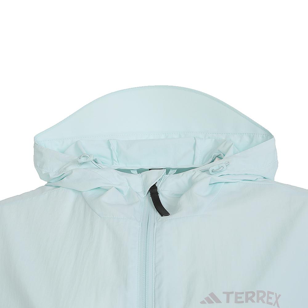 adidas Mt W Upf Jacket Solid Color Casual Versatile Zipper Hooded Long Sleeve Women Jacket Emerald JG8220