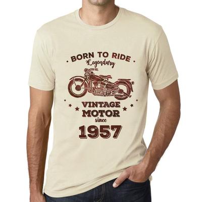 Pánské tričko Vintage tričko s grafikou Easy Rider od roku 1957 Přírodní