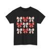 Retro Valentine's Day Heart Coquette Bow Women T Shirt