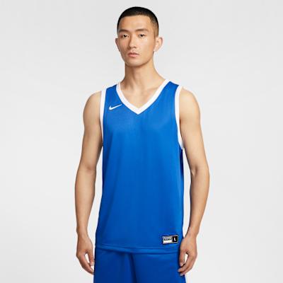 Nike Dri FitCrossover Basketball Jersey Men s Blue S
