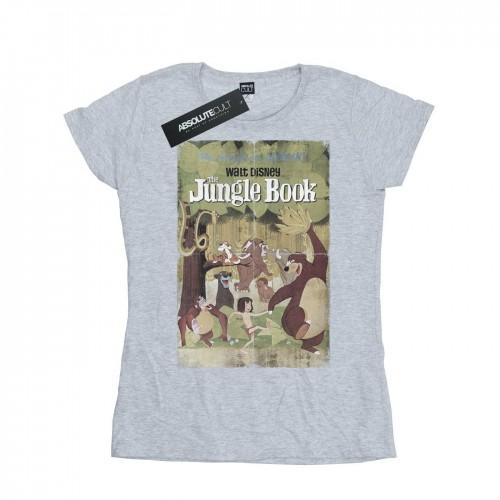 Disney Womens/Ladies The Jungle Book Retro Poster Cotton T-Shirt