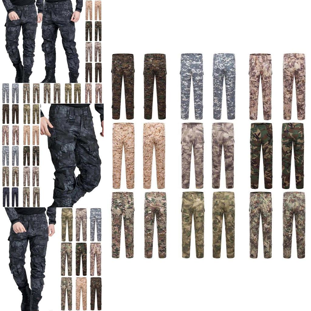 Militärische Armeetaktische Airsoft-Kampfhosen für Herren mit Mehreren Taschen und Ergonomischem Kniedesign