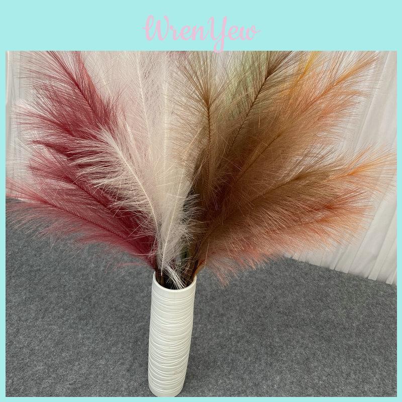 Artificial Phoenix Feather Tail Arrangement For Wedding Photo Props Home Decor