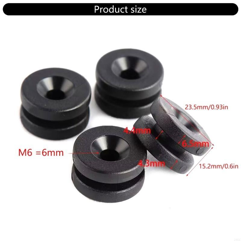 28GC 4pcs Motorcycle Tail Box Quick Install Base Pads with Enhanced Stability Feature