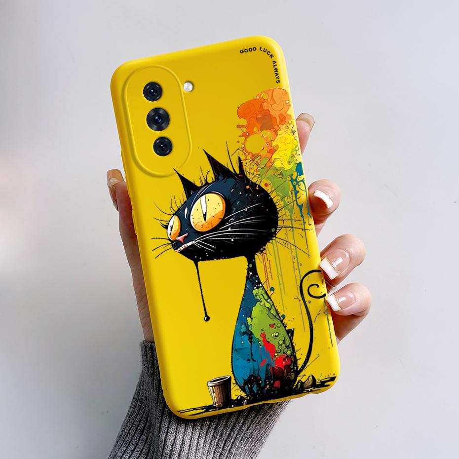 Für Huawei Nova 10 Hülle Weiches Silikon Stilvolles Bemaltes Cover Für Huawei Nova 10 Pro Stoßstange Rückseite Hülle Handyhülle Nova10 Se Fundas