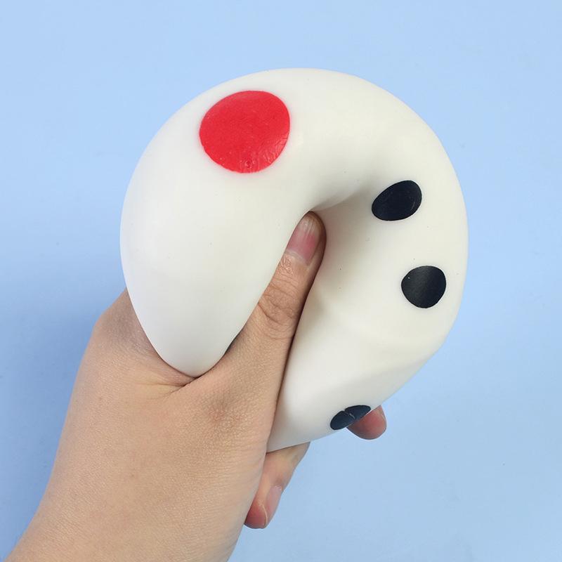 2.56" Squishies Dice Kawaii Soft Slow Rising Large 6-Sided Dice with Dots Stress Relief Kids Toys Collection Decorative Props