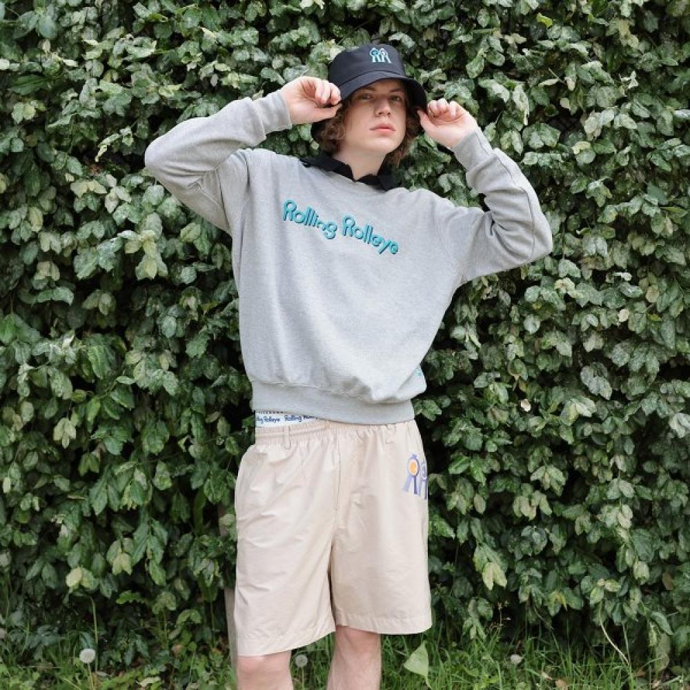 Rolling Rollie Men Roll Roll Crew Neck Sweat Melange Mtm S