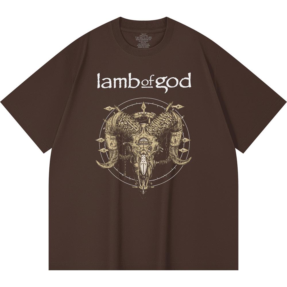 230 g/m² 100% Baumwolle Heavy Metal T-Shirt Rockband Beliebte Musik Druck Unisex Schweres Baumwoll-T-Shirt