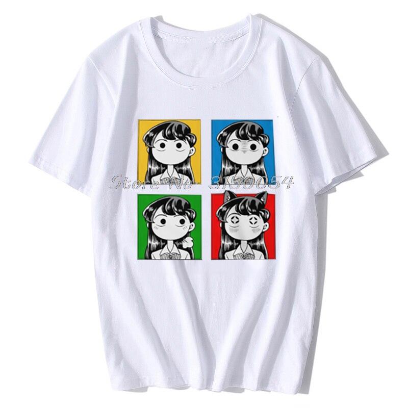 Komisan Mosaic T Shirt Komisan Komi San Miss Komi Komi Unisexga Communication Tshirt Unisex Cotton Tshirt Anime Tees