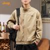 Jeep Men's 2024 Fall Stand-Collar Casual Workwear Jacket