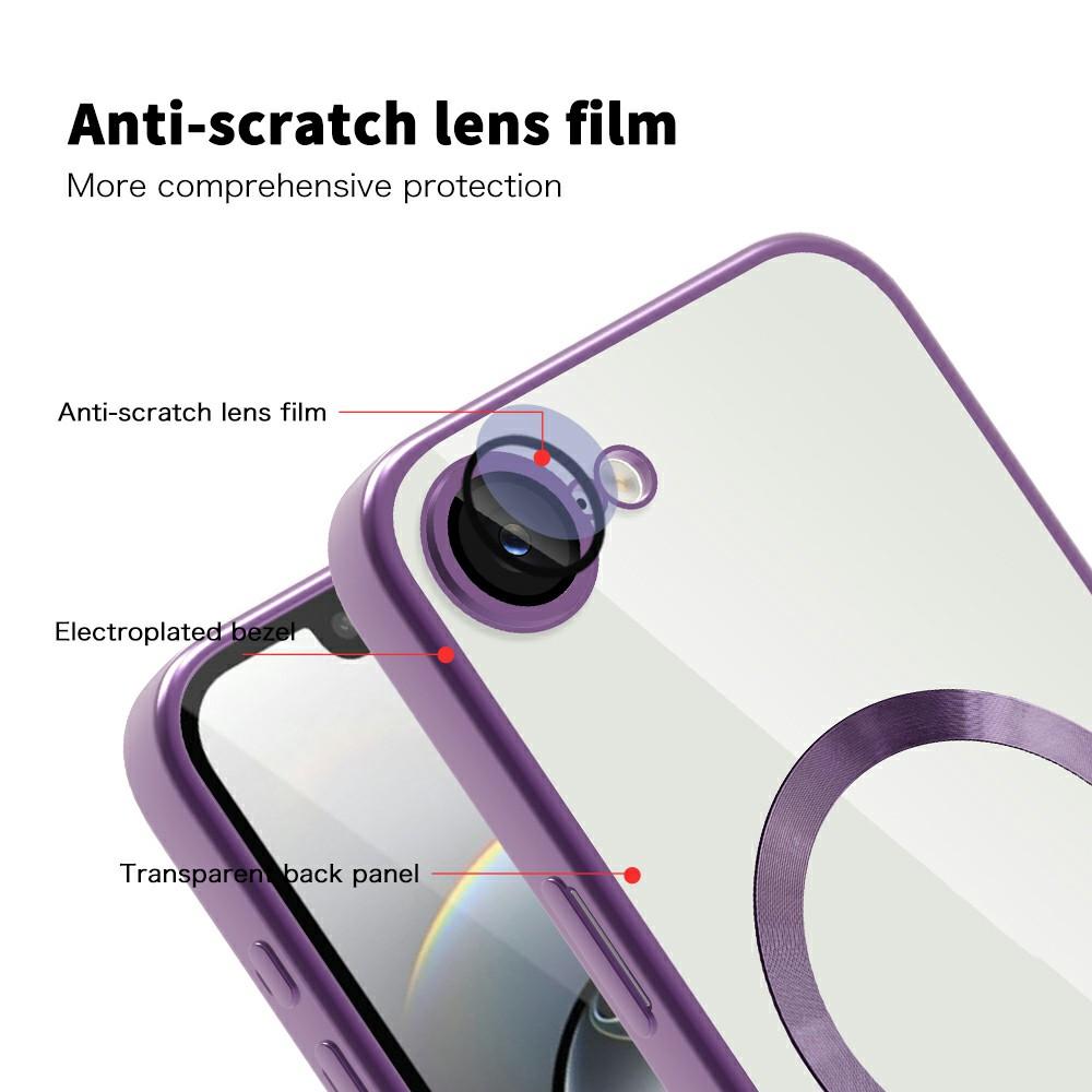 For iPhone 16e Case Compatible with MagSafe TPU+PC Clear Back Cover