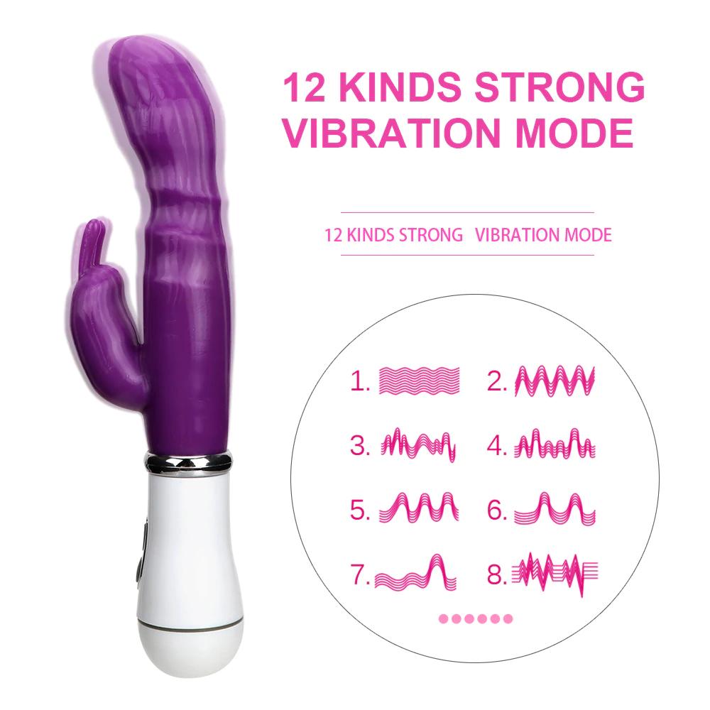 Rabbit  12 Modes G Spot Waterproof Vibrating Rabbit s