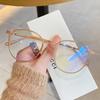 Fashion Clear Lens Myopia Glasses Blue Light Blocking Computer Eyewear for Men Women New Treding Near Sight Eyeglasses 0 To -4.0