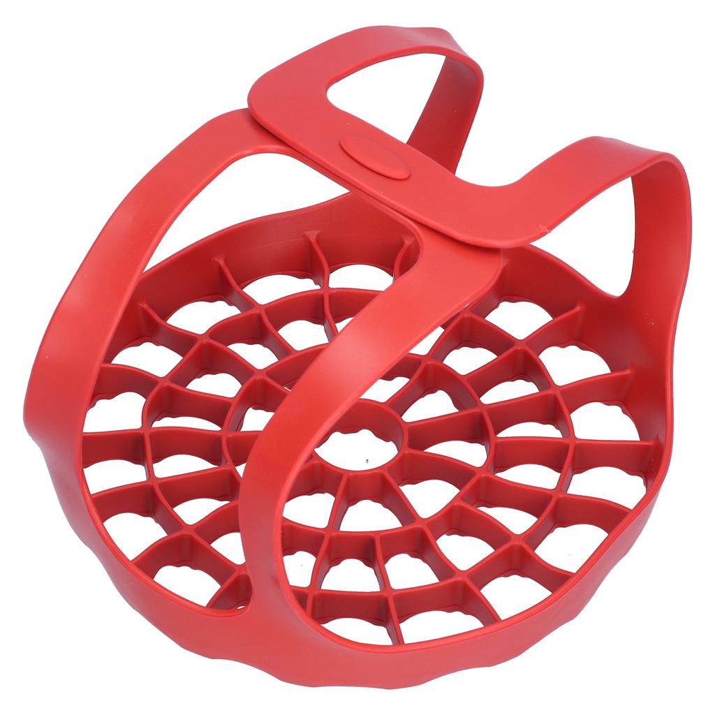 Silicone Steamer Multifunctional Portable Drain Basket Pressure Cooker Bakeware Sling