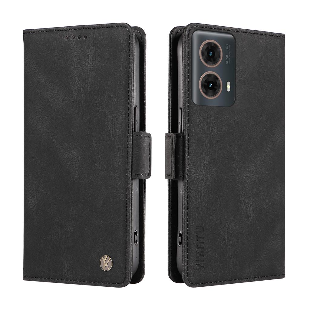 Чохол для телефону-гаманця з гніздами для карток із нубукової PU шкіри з боковою пряжкою для Motorola Moto G53, G14, G32, G54, G84, G34, G04, G24, G04s, E14, Edge 40, Edge 50 Fusion...