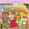 Jinnew Stackable Vegetables Plush Keychain With Cartoon Design For Kids And Collectors