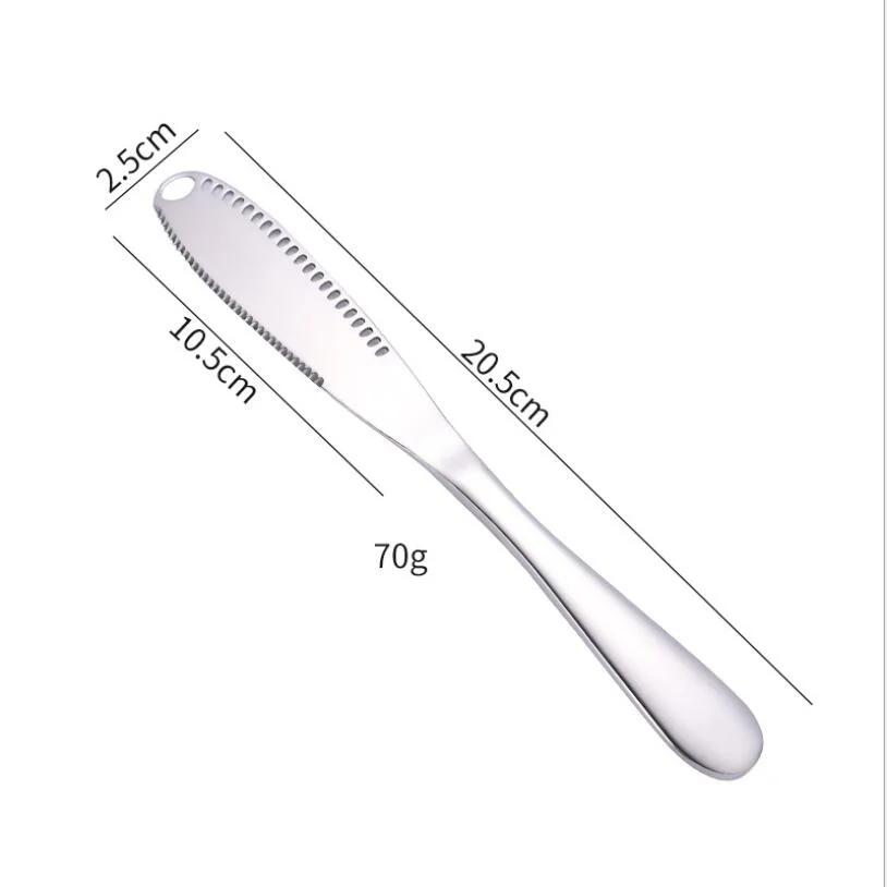 Stainless Steel Butter Knife Rose Gold Cheese Dessert Jam Spreaders Cream Knifes Utensil Cheese Spatula Cutlery Dessert Tools