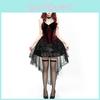 Dunkel Fantasy Hexe Cosplay Kleid Mit Spandex Material Für Bühnenauftritte