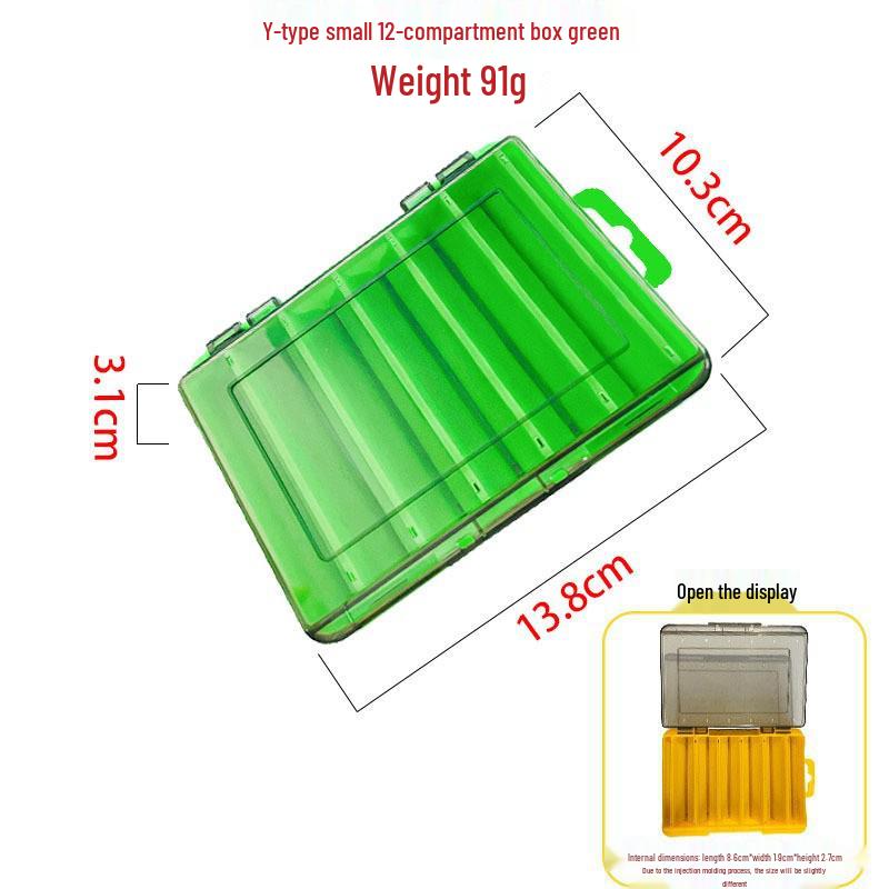 Double-Layer Fishing Lure Box - Tackle and Accessory Storage